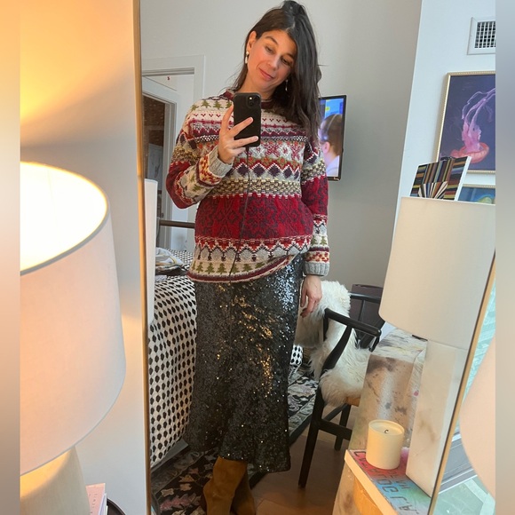 Beautiful warm and cozy wool sweater from Limited Handknit Sz M - Picture 1 of 16